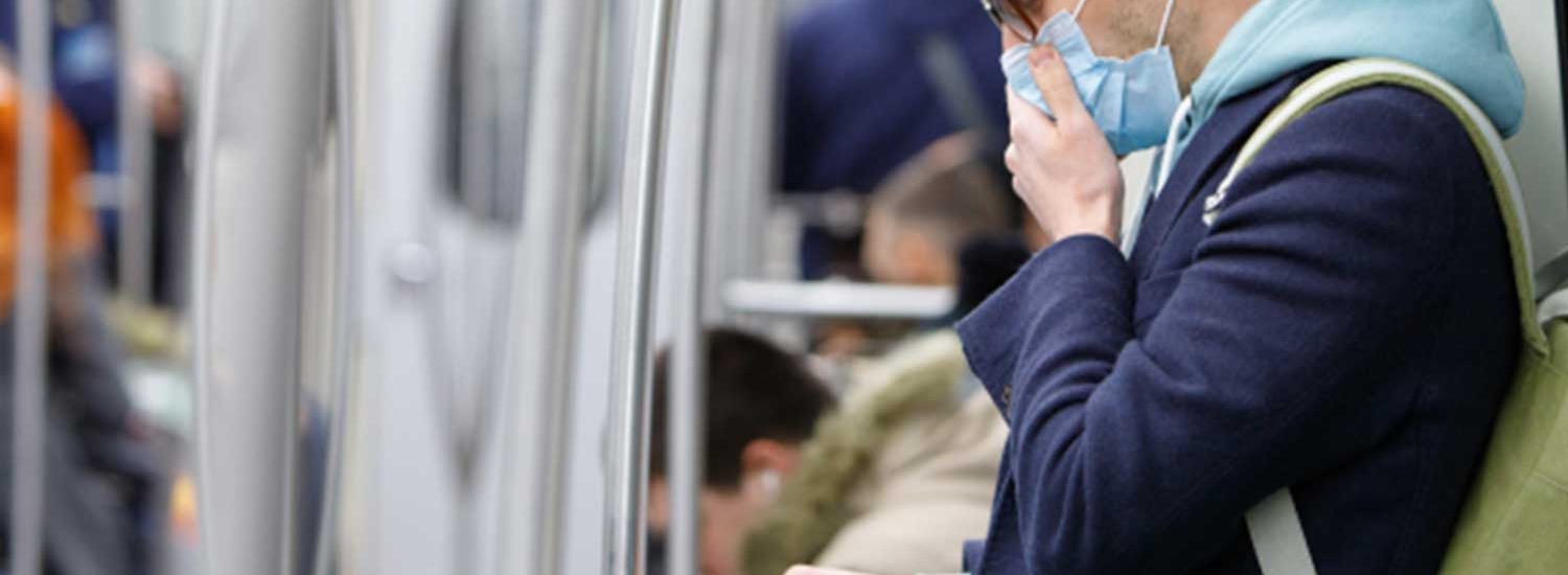 Governments are recommending social distancing in public transportation